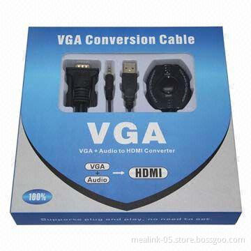VGA + Audio + USB to HDMI Cable
